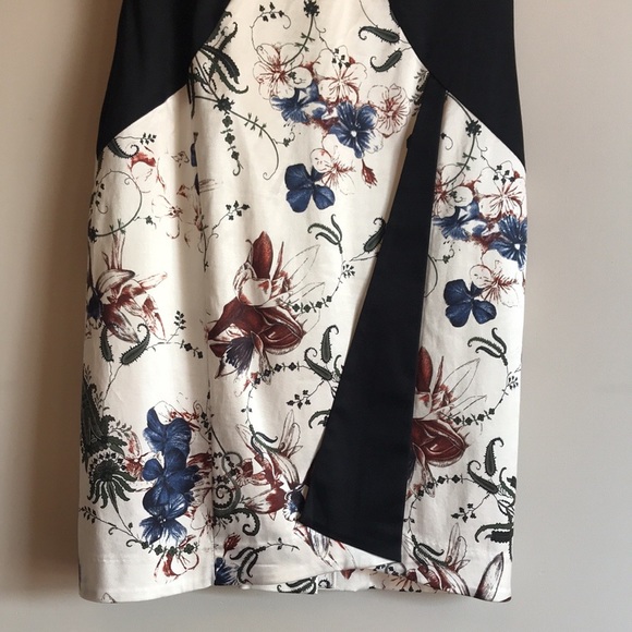 Cue | Black/White/Floral Dress | Size 10 - Picture 6 of 9
